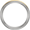 14K Yellow & White 4mm Band Size 14