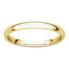 10k Yellow Gold 2mm Light Comfort Fit Band, Size 5