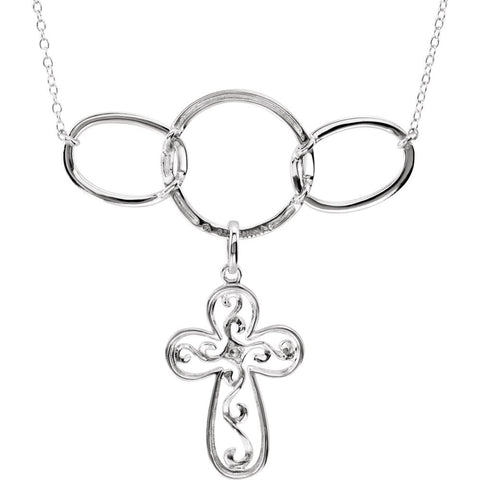 Sterling Silver Joined Together in Christ 18" Necklace