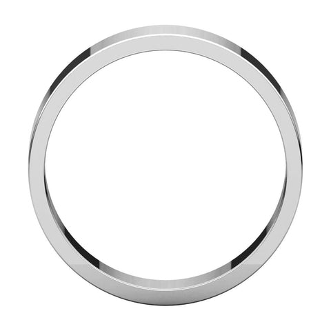 Sterling Silver 5mm Flat Band, Size 11