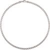 Sterling Silver 4.5mm Solid Wheat Chain 16" Chain