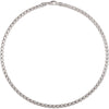 Sterling Silver 4.5mm Solid Wheat Chain 20" Chain