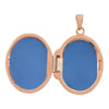 14K Rose Gold-Plated Sterling Silver Oval Locket