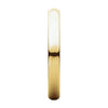 14k Yellow Gold 2.5mm Half Round Light Band, Size 8