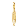 14k Yellow Gold 11.5x9.75mm Puffed Star Charm with Jump Ring
