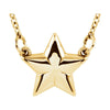 14K Yellow Gold Star 18-Inch Necklace