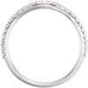 Platinum 1/4 CTW Diamond Band, Size 7