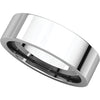 Sterling Silver 6mm Flat Band, Size 7