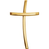 32.00x19.25 mm Cross Pendant in 14K Yellow Gold
