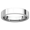 Sterling Silver 4mm Flat Band, Size 7