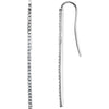 14K White Gold 1/4 CTW Diamond Drop Earrings