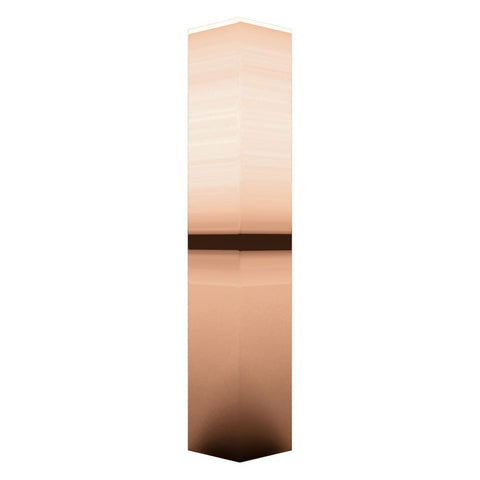 10k Rose Gold 6mm Knife Edge Comfort Fit Band, Size 7.5
