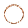 14k Rose Gold .06 CTW Diamond Stackable Ring