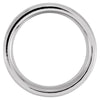 Cobalt 8mm Rounded Satin & Polished Band Size 11