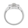 Sterling Silver .03 CTW Diamond Ring Size 7
