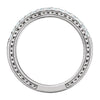14k White Gold 1/3 CTW Diamond Band, Size 7