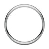 14k White Gold 7mm Light Comfort Fit Milgrain Band , Size 7.5