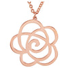 Floral Design Necklace in 14k Rose Gold ( 18.00-Inch )