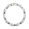 14k White Gold 7/8 CTW Diamond Halo-Style Eternity Band Size 7