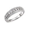 Anniversary Band in 14k White Gold, Size 7