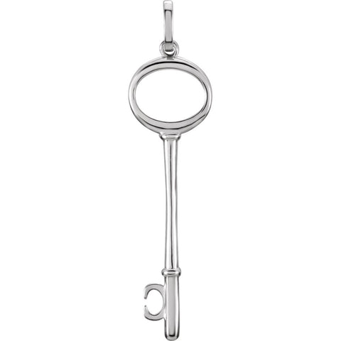 14k Yellow Gold Key Pendant