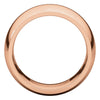 14k Rose Gold 10mm Comfort Fit Band, Size 9