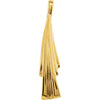 26.00x05.00 mm Freeform Pendant in 14K Yellow Gold