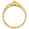 14k Yellow Gold .04 CTW Diamond Ring, Size 7