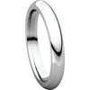 Sterling Silver 3mm Comfort Fit Band, Size 11