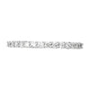 14k White Gold 1 CTW Diamond Eternity Band Size 7.5