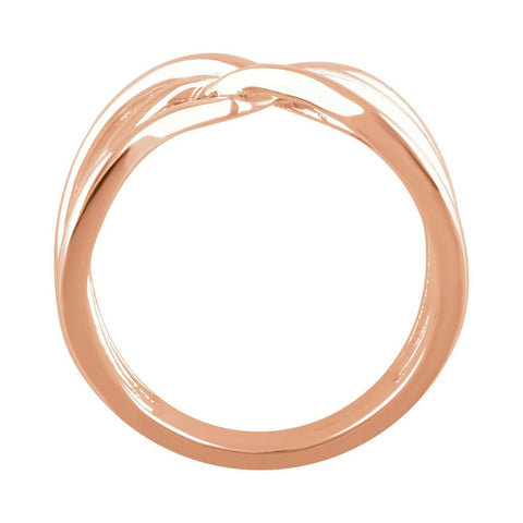 14k Rose Gold Freeform Ring, Size 7