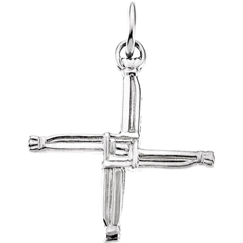 Sterling Silver St. Bridget's Cross Pendant