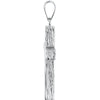 14k White Gold Cross Pendant