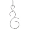 7/8 CTTW Diamond Pendant in 14k White Gold