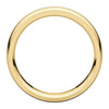 14k Yellow Gold 6mm Comfort Fit Edge Band , Size 10.5