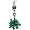 Christmas Trees Charm in Sterling Silver