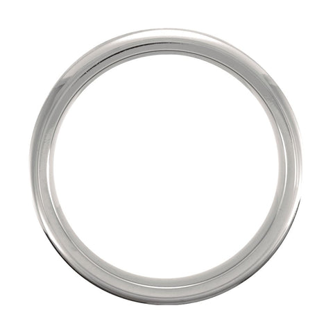 Titanium 7mm Ridged Band Size 9