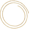 14K Yellow Gold 1.6mm Diamond Cut Rope 18-Inch Chain