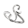 Sterling Silver Freeform Ring, Size 7
