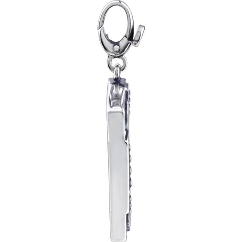 Sterling Silver Radio Charm