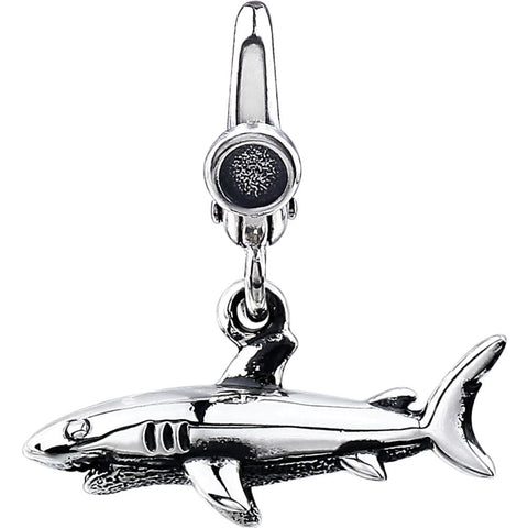 Sterling Silver Shark Charm