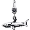 Shark Charm in Sterling Silver