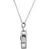 Sterling Silver Handprints Ash Holder Necklace