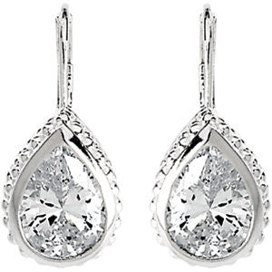 Sterling Silver Cubic Zirconia Earrings