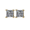 14k Yellow Gold 3/4 CTW Diamond Earrings
