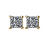 14k Yellow Gold 3/4 CTW Diamond Earrings