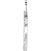 14k White Gold 1/3 CTW Diamond Earring Jackets