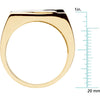 14K Yellow Men's Ring, Size 11
