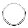 10k White Gold 3mm Milgrain Band, Size 8
