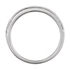 14k White Gold 1/5 CTW Diamond Band, Size 7